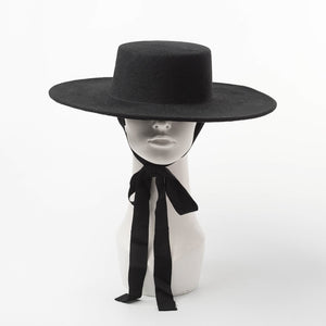 Open image in slideshow, Savvy Fedora Hat w/Neck Tie
